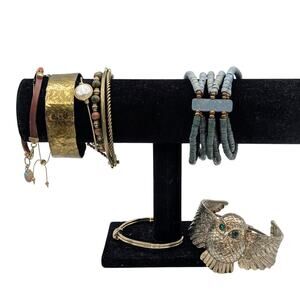 Lot of Nine Mixed Bracelets